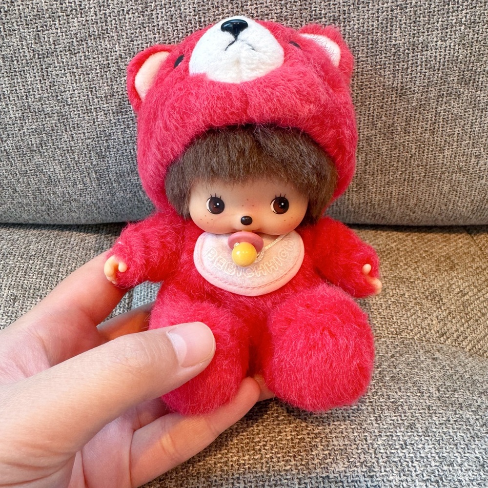 Bebichchichi red bear plushie